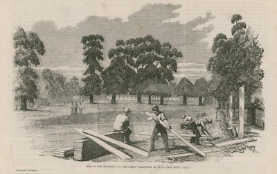 1851 Büyük Sergisi için binanın Site by English School