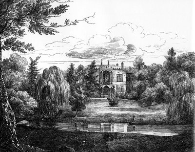 Greenbank House, Liverpool taslağı by English School