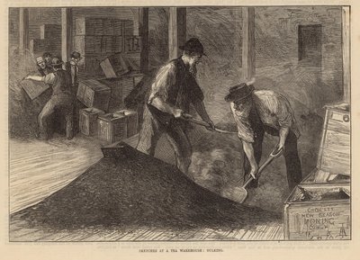 Bir çay deposundaki eskizler: şişirme by English School
