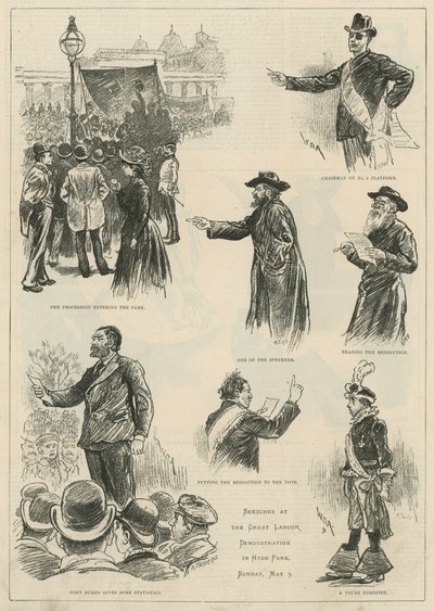 3 Mayıs 1891 Pazar, Hyde Park