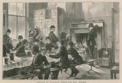 Telgraf sokağında eskizler - erkek mutfağı by English School