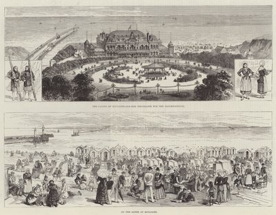 Boulogne Eskizleri (gravür) by English School