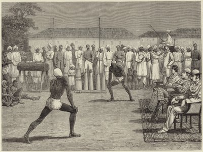Bombay yerli alayı ile eskizler by English School