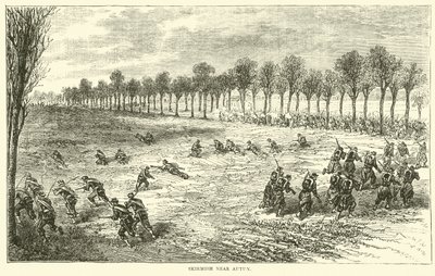 Autun yakınlarındaki Çatışma, Aralık 1870 by English School