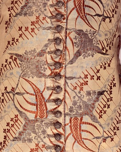Kollu yelek, c.1705-15 (ipek ve brokar) by English School