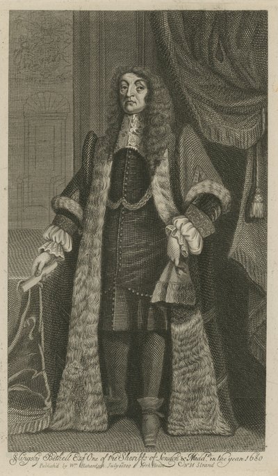 Slingsby Bethell, 1680 yılında Londra ve Middlesex Şerifi by English School