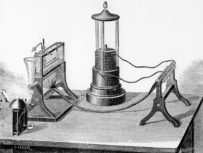 Soemmerings Perfected Telegraph, 1883 by English School