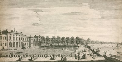 Somerset House, The Strand, Londra by English School