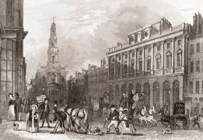 Somerset House, The Strand, Londra, İngiltere by English School