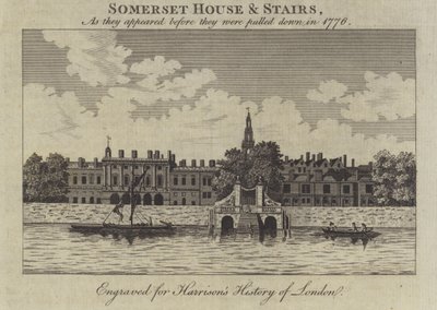 Somerset House ve Stairs, Londra, 1776