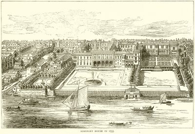 1755 yılında Somerset Evi by English School