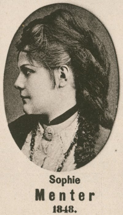 Sophie Menter (gravür) by English School