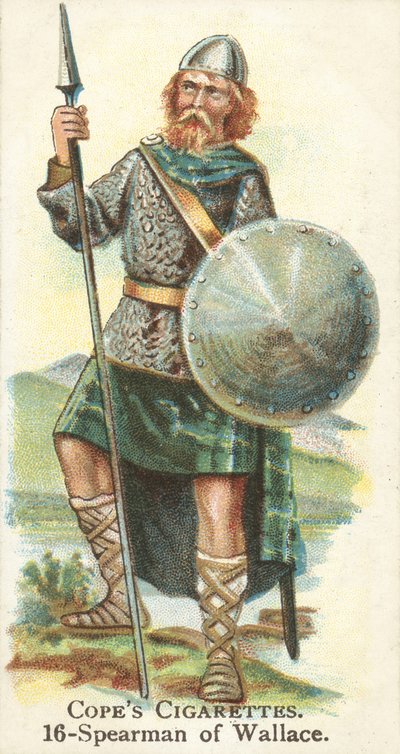 Spearman, Sir William Wallace (kromolitho) by English School