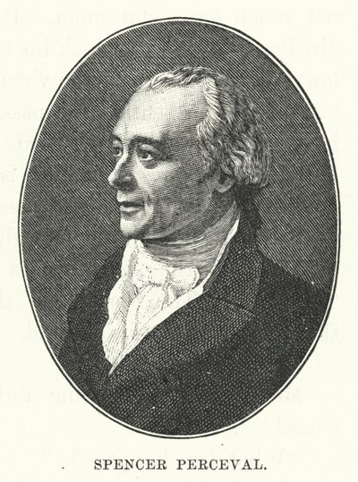 Spencer Perceval (gravür) by English School