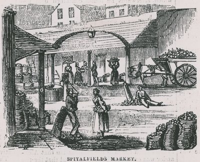 Spitalfields Pazarı, Londra by English School