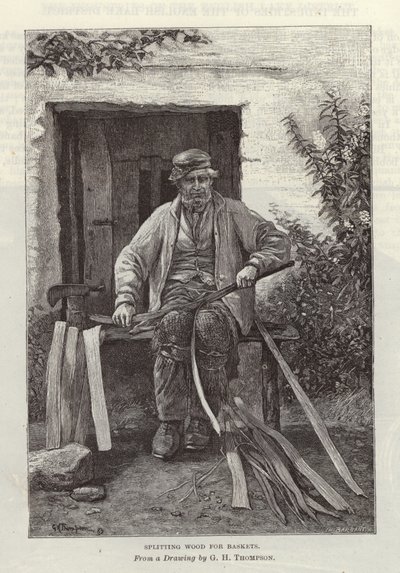 Sepetler için odun yarma by English School