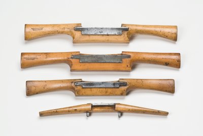 Spokeshaves, 18. - 19. yüzyıl (şimşir ve metal) by English School