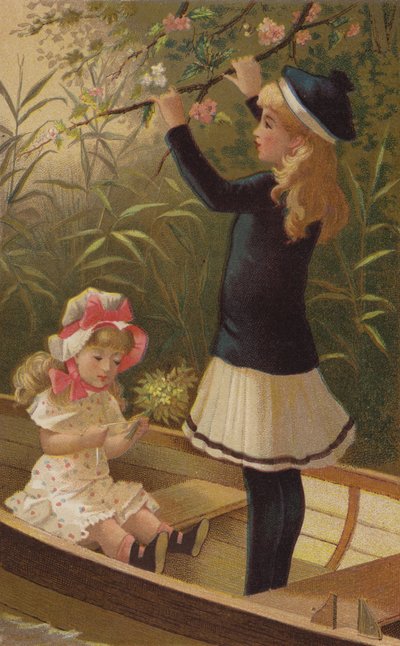Bahar Çiçekleri (chromolitho) by English School