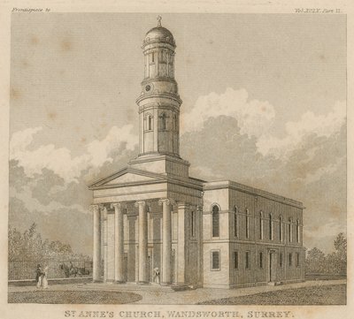 Aziz Annes Kilisesi, Wandsworth, Surrey by English School