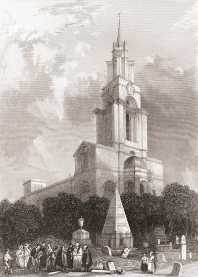 St Anne's Limehouse, Londra, İngiltere by English School