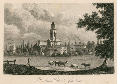 St Anns Kilisesi, Limehouse, Londra by English School