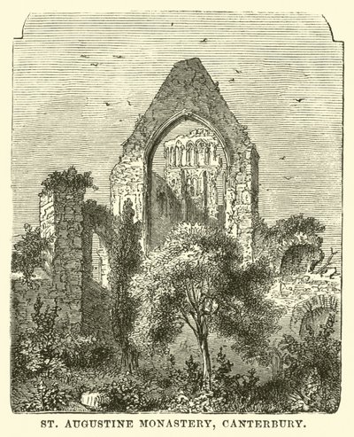 Aziz Augustine Manastırı, Canterbury by English School