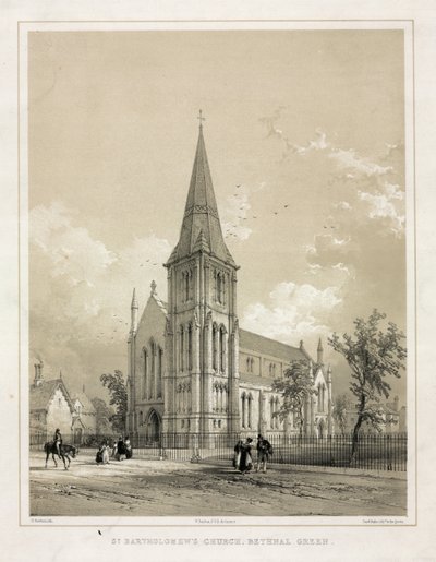 Aziz Bartholomews Kilisesi Bethnal Green by English School