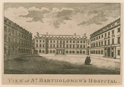 Aziz Bartholomews Hastanesi, Smithfield. by English School