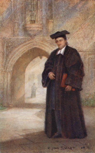 Aziz Edmund Campion: Bld Edmund Campion Proctor cübbesi içinde, arka planda St John