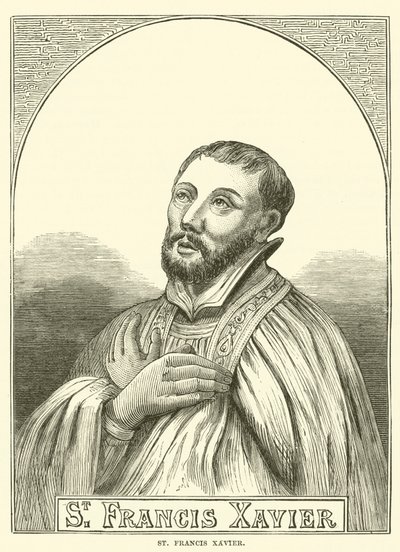 Aziz Francis Xavier (gravür) by English School