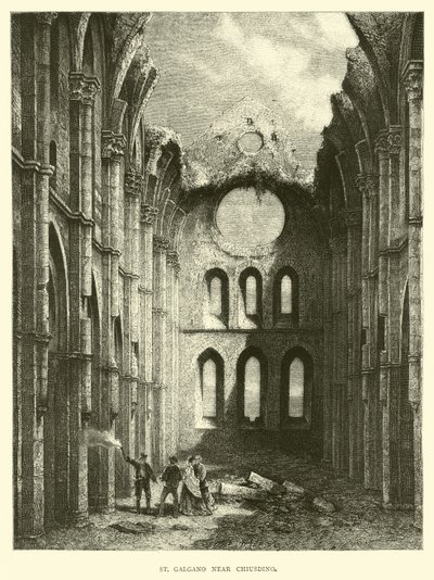 Chiusdino yakınlarındaki St Galgano by English School