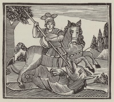 Aziz George (gravür) by English School
