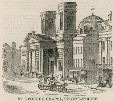 St Georges Şapeli, Regent Caddesi, Londra by English School