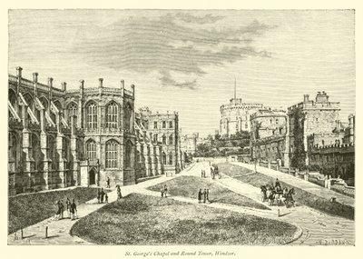 St Georges Şapeli ve Yuvarlak Kule, Windsor by English School