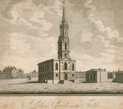 St Giles Fields, Londra by English School