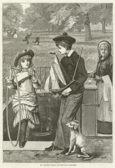 St Govers Well, Kensington Bahçeleri by English School