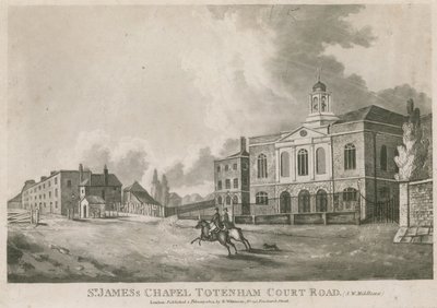 St Jamess Şapeli, Tottenham Court Road, Londra by English School