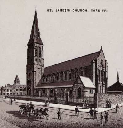 Aziz James Kilisesi, Cardiff (taş) by English School