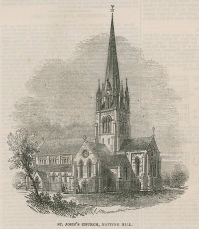 St Johns Kilisesi, Notting Hill, Londra by English School