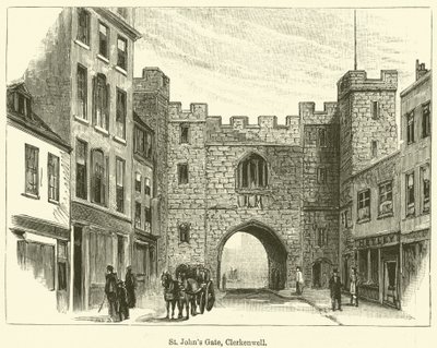 Aziz John Kapısı, Clerkenwell (gravür) by English School