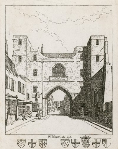 St Johns Kapısı, Clerkenwell by English School