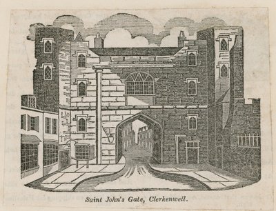 St Johns Kapısı, Clerkenwell by English School