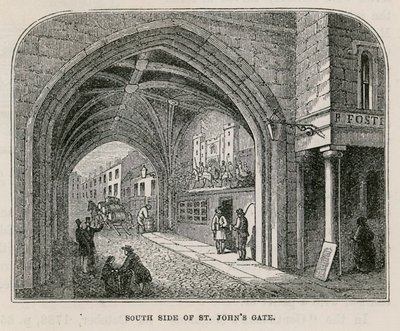 St Johns Kapısı, Clerkenwell by English School