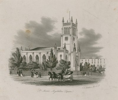 St Marks Kilisesi, Clerkenwell by English School