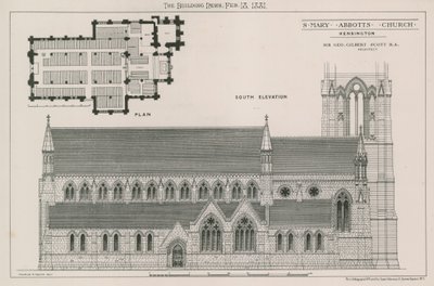 St Mary Abbots Kilisesi, Kensington by English School