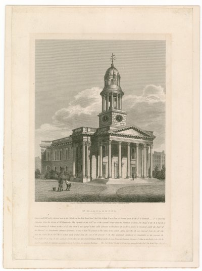 Aziz Marylebone Kilisesi by English School