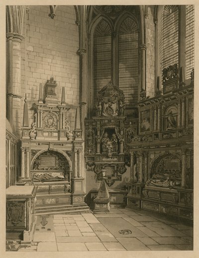 St Nicholas Şapeli, Westminster Abbey, Londra by English School