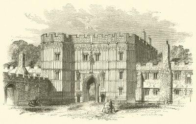 Aziz Osyth Manastırı (gravür) by English School