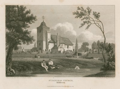 St Pancras Kilisesi, Londra, Middlesex by English School