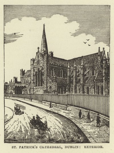 St Patricks Katedrali, Dublin, Dış by English School